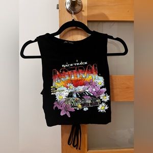 Bershka size medium open back black